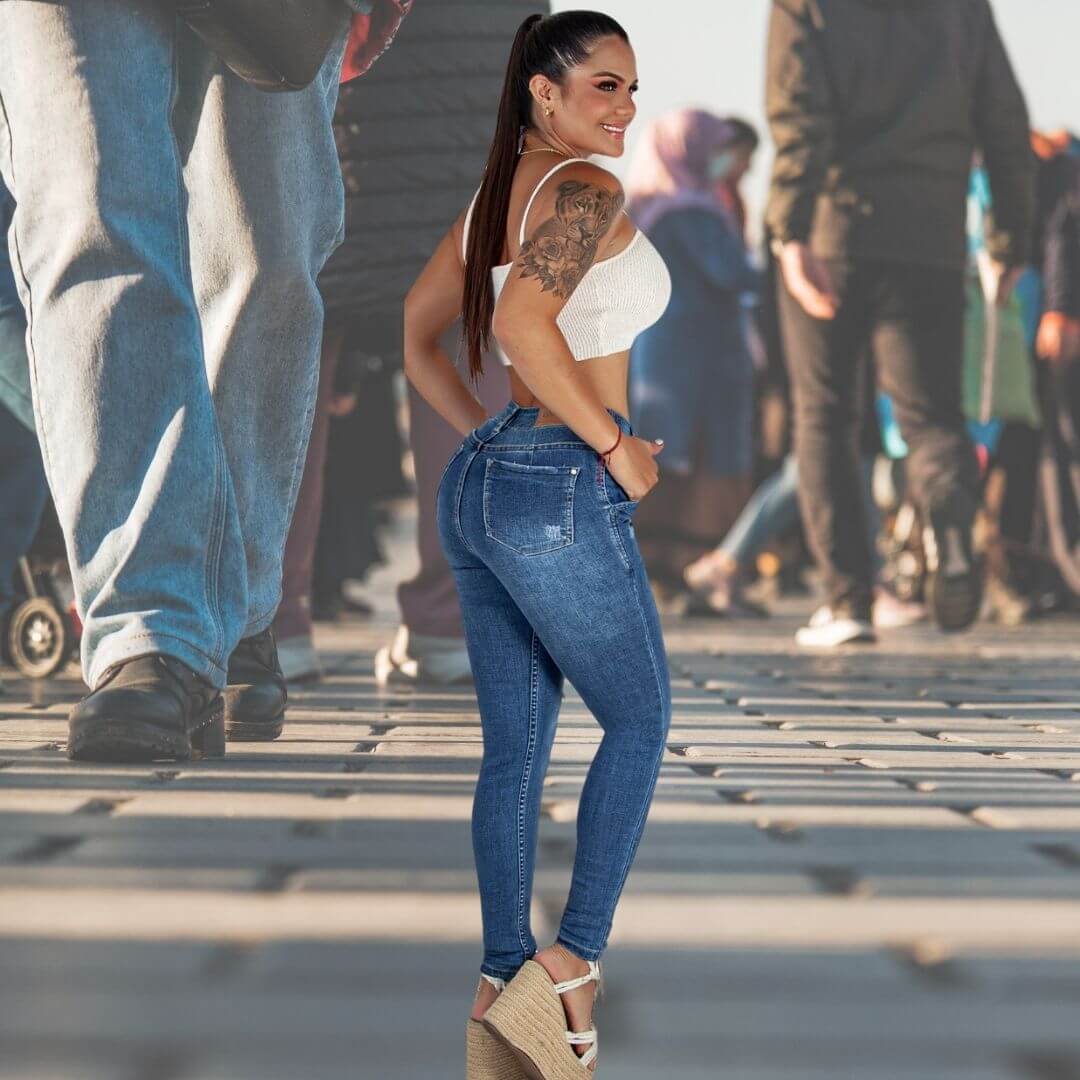 Jeans Dama Poderoso - Envio  Gratis a toda Colombia 🚚