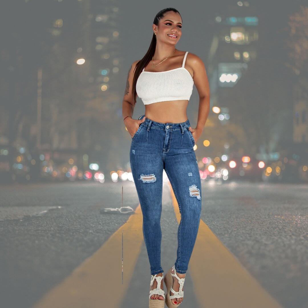 Jeans Dama Poderoso - Envio  Gratis a toda Colombia 🚚