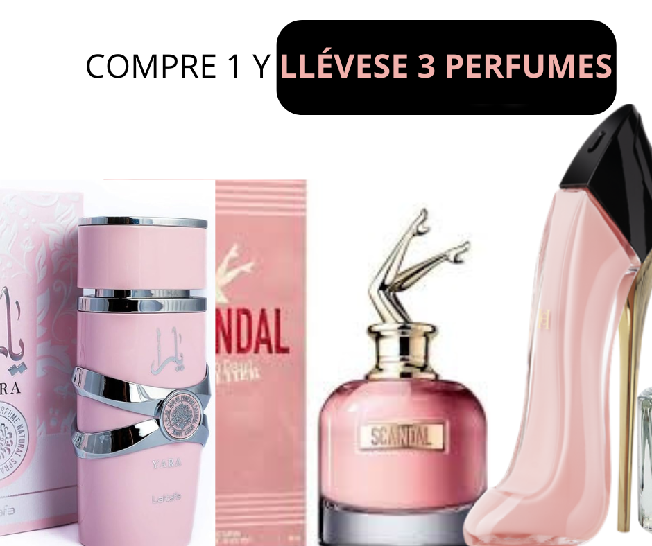 🔥 COMPRE 1 Y LLÉVESE 3 PERFUMES IMPORTADOS 🔥 PROMO- Envio  Gratis a toda Colombia 🚚