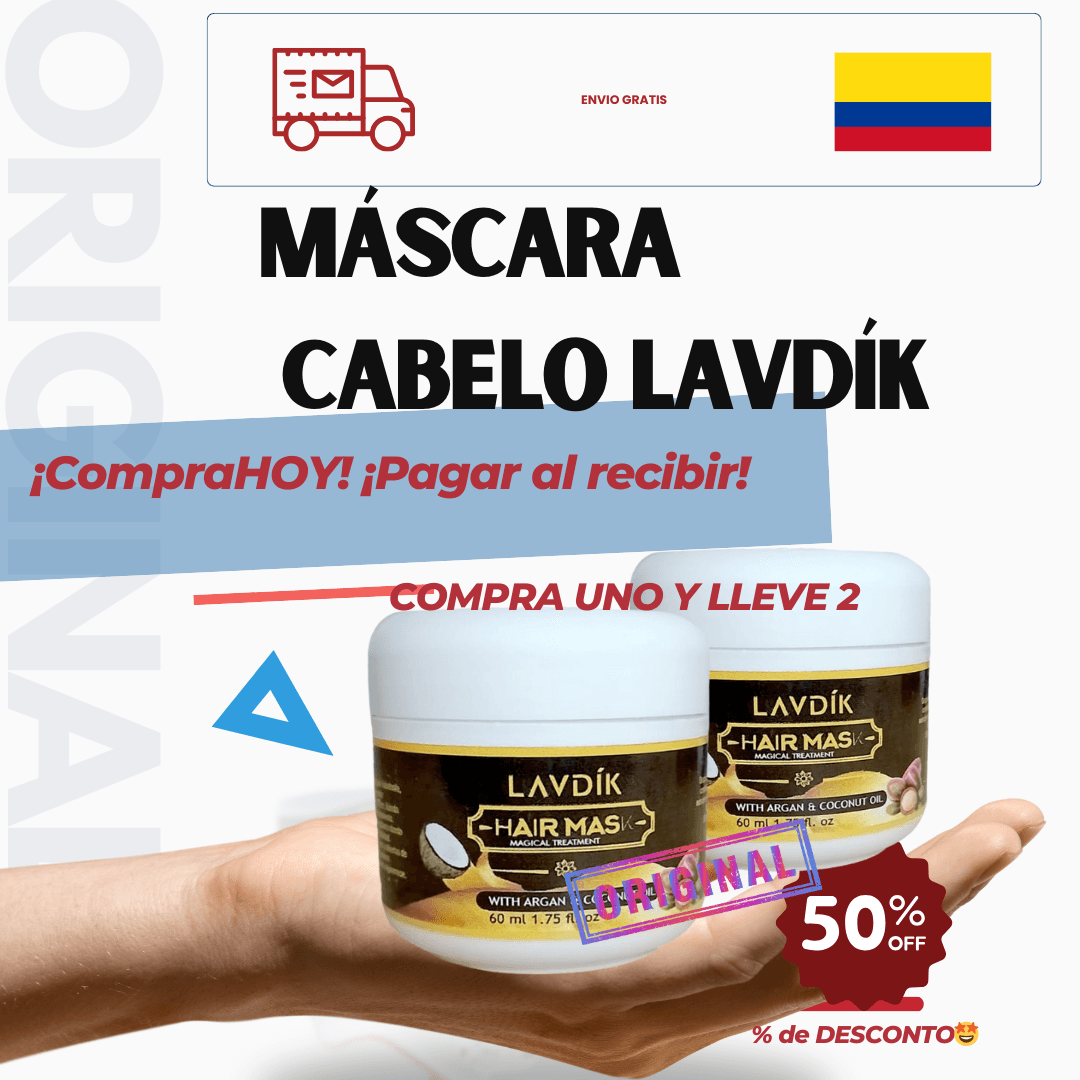 ¡Mascarilla Capilar Lavdik: Renueva y Revitaliza tu Cabello! 2 x 1  Compra 1 y llévate 2